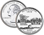 2005-D Minnesota Statehood Quarter