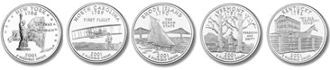 2001 Statehood Quarters