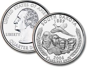 2006-D South Dakota Statehood Quarter