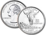 2007-P Montana Statehood Quarter