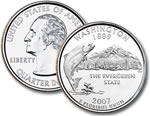 2007-D Washington Statehood Quarter