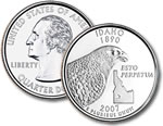 2007-P Idaho Statehood Quarter