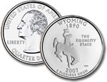 2007-D Wyoming Statehood Quarter