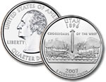 2007-D Utah Statehood Quarter