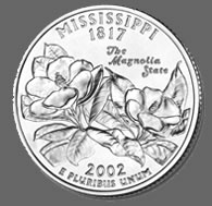 2002-D Mississippi State Quarter